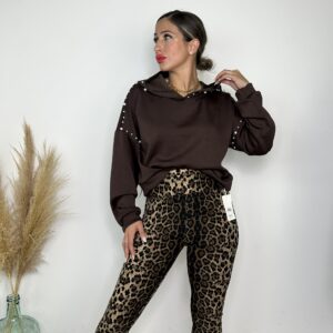Sudadera perlas