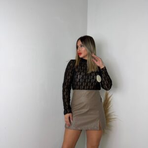 Falda Pantalón poli piel