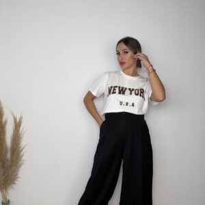 Pantalón ballon encogido abajo